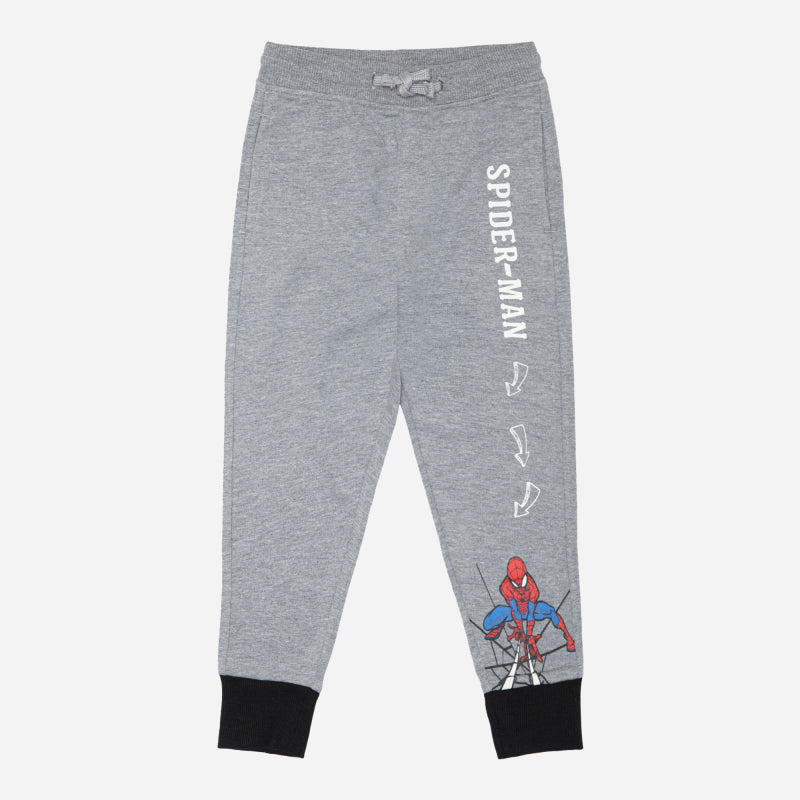 Bodycare Spiderman Boys Trackpant - Grey Melange