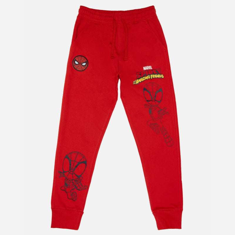Bodycare Spiderman Boys Trackpant Solid - Red