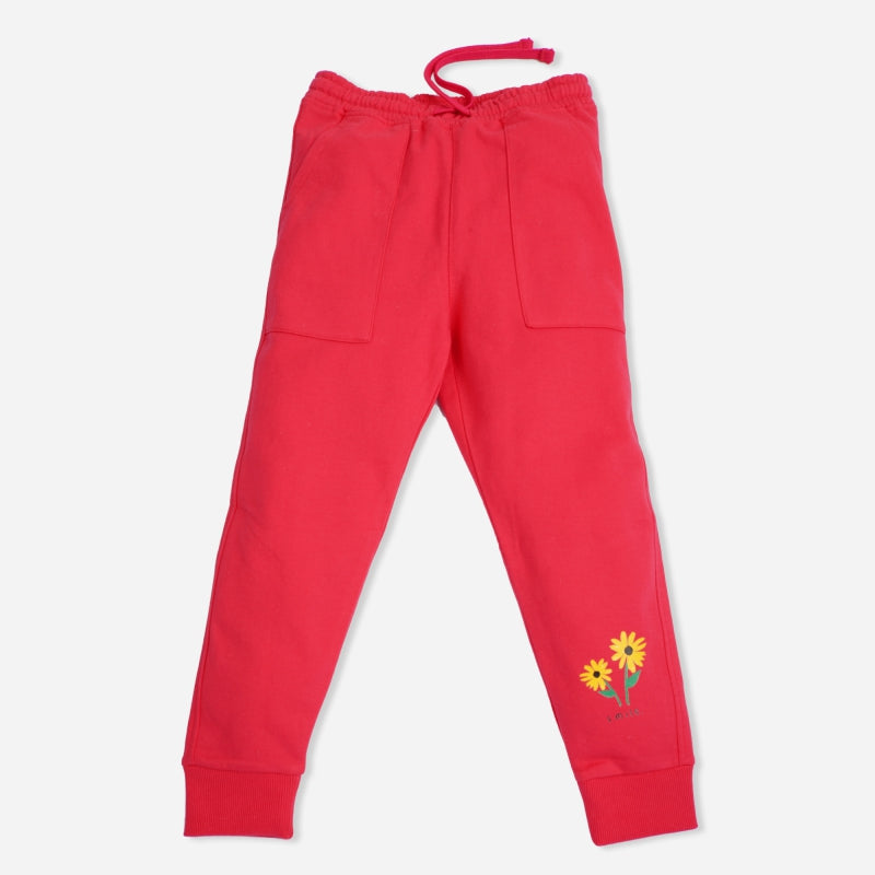 Bodycare Girls Joggers/ Track Pant Pink Dark