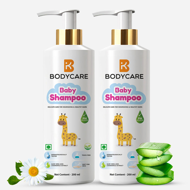 Bodycare Baby Skin Care Range Combo Pack of 2 - Shampoo (200ml each)