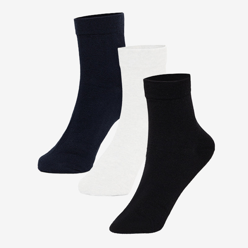 Bodycare Ankle Length Cotton Blend Men Socks Pack of 3 Soft Breathable Stretchable Everyday Wear Casual Use Comfortable Durable Stylish Assorted Colors