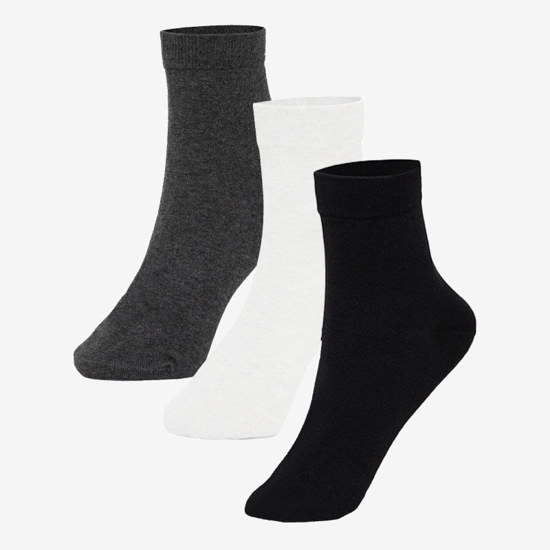 Bodycare Ankle Length Cotton Blend Men Socks Pack of 3 Soft Breathable Stretchable Everyday Wear Casual Use Comfortable Durable Stylish Assorted Colors