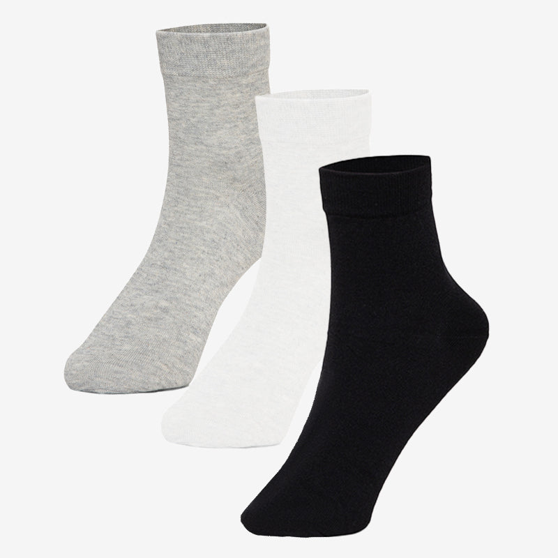 Bodycare Ankle Length Cotton Blend Men Socks Pack of 3 Soft Breathable Stretchable Everyday Wear Casual Use Comfortable Durable Stylish Assorted Colors