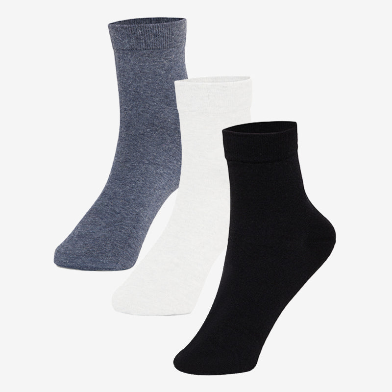 Bodycare Ankle Length Cotton Blend Men Socks Pack of 3 Soft Breathable Stretchable Everyday Wear Casual Use Comfortable Durable Stylish Assorted Colors