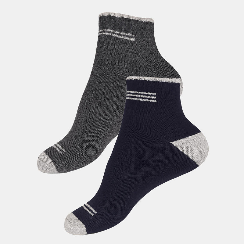 Bodycare Mens Cotton Blend Men's Ankle Length Socks Pack of 2 Soft, Breathable & Stretchable  Comfortable  Durable, Easy Wash & Multipurpose Use for Office, Gym, Sports & Casual Outfits