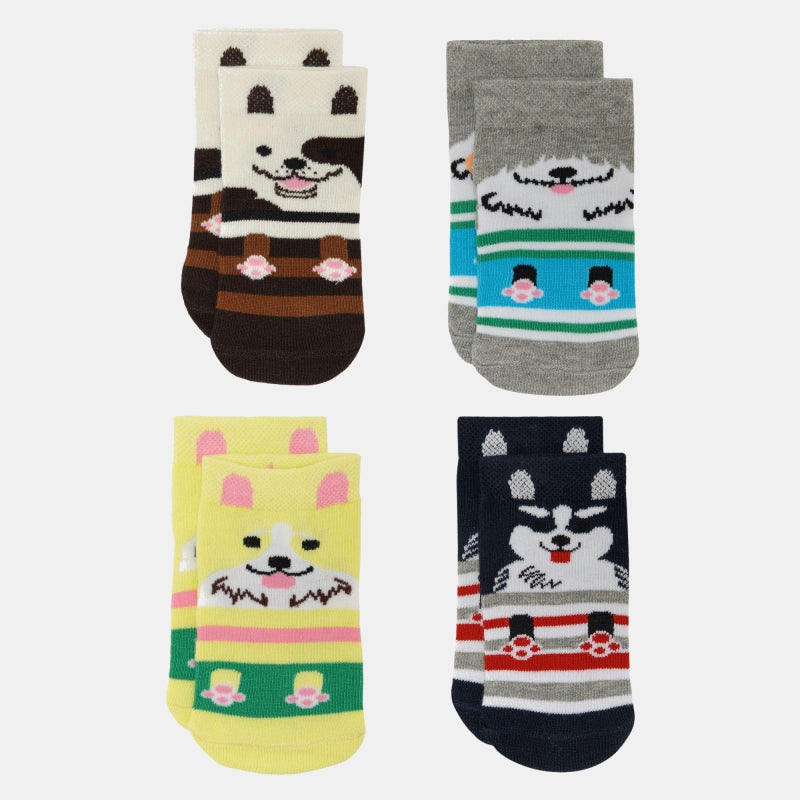 Bodycare Girls Ankle Length Socks Brown