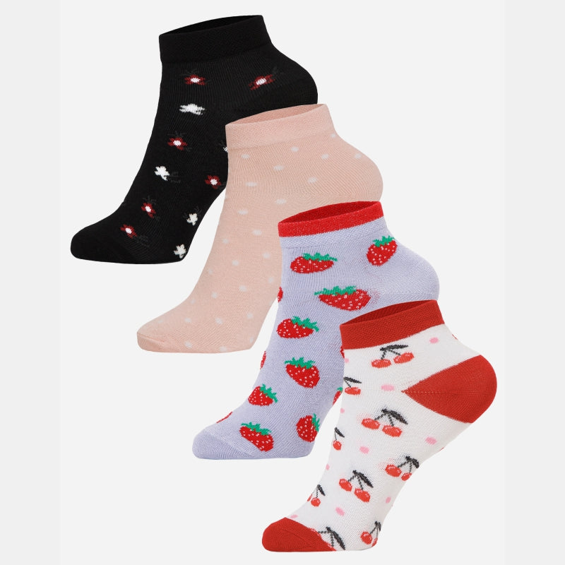 Bodycare Girls Ankle Length Socks Light Blue