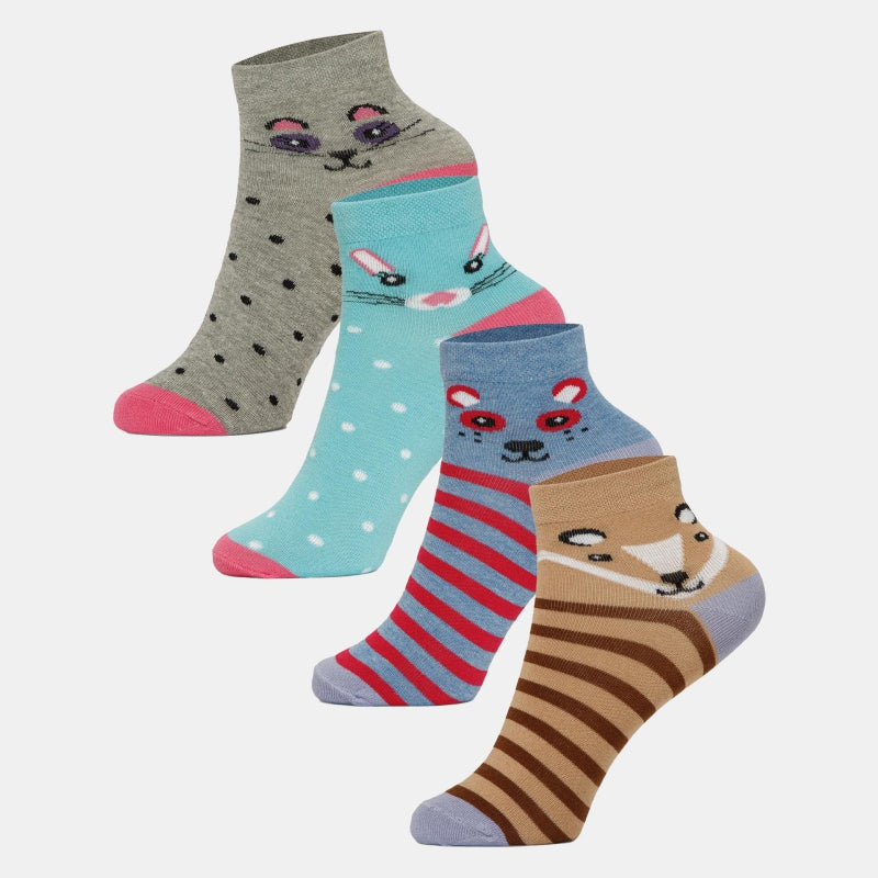 Bodycare Girls Ankle Length Socks Sea Green