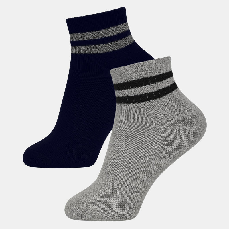 Bodycare Mens Cotton Blend Men's Ankle Length Socks Pack of 2 Soft, Breathable & Stretchable  Comfortable  Durable, Easy Wash & Multipurpose Use for Office, Gym, Sports & Casual Outfits