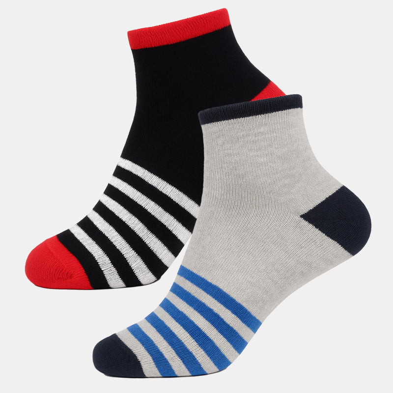 Bodycare Mens Cotton Blend Men's Ankle Length Socks Pack of 2 Soft, Breathable & Stretchable  Comfortable  Durable, Easy Wash & Multipurpose Use for Office, Gym, Sports & Casual Outfits