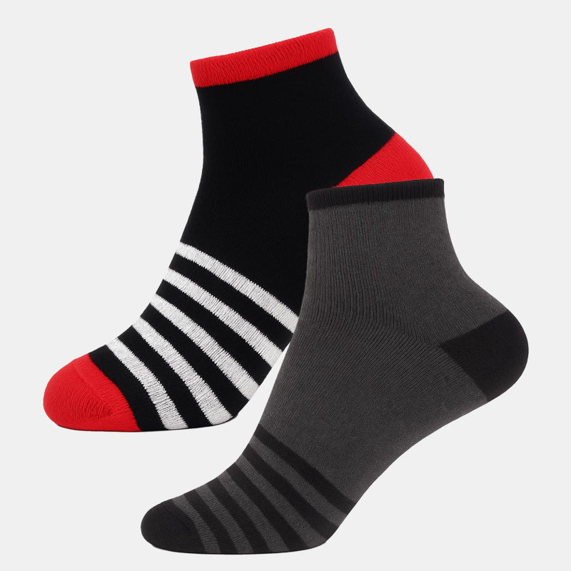 Bodycare Mens Cotton Blend Men's Ankle Length Socks Pack of 2 Soft, Breathable & Stretchable  Comfortable  Durable, Easy Wash & Multipurpose Use for Office, Gym, Sports & Casual Outfits