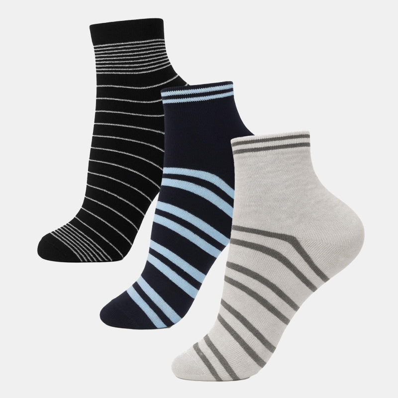 Bodycare Mens Cotton Blend Men's Ankle Length Socks Pack of 3 Soft, Breathable & Stretchable  Comfortable  Durable, Easy Wash & Multipurpose Use for Office, Gym, Sports & Casual Outfits