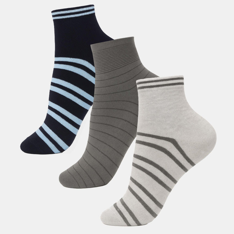 Bodycare Mens Cotton Blend Men's Ankle Length Socks Pack of 3 Soft, Breathable & Stretchable  Comfortable  Durable, Easy Wash & Multipurpose Use for Office, Gym, Sports & Casual Outfits