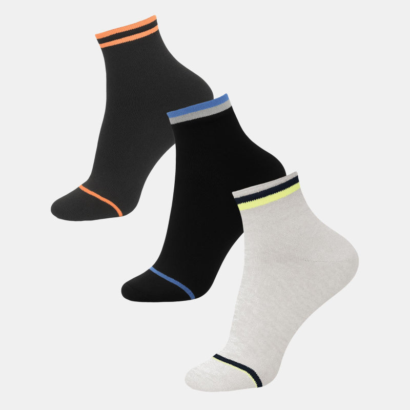 Bodycare Mens Cotton Blend Men's Ankle Length Socks Pack of 3 Soft, Breathable & Stretchable  Comfortable  Durable, Easy Wash & Multipurpose Use for Office, Gym, Sports & Casual Outfits