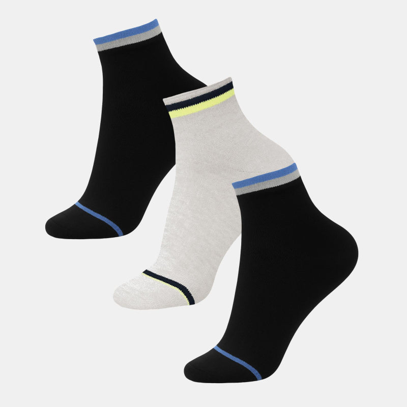 Bodycare Mens Cotton Blend Men's Ankle Length Socks Pack of 3 Soft, Breathable & Stretchable  Comfortable  Durable, Easy Wash & Multipurpose Use for Office, Gym, Sports & Casual Outfits