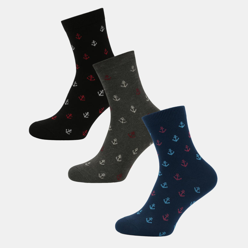 Bodycare Mens Cotton Blend Men's Ankle Length Socks Pack of 3 Soft, Breathable & Stretchable  Comfortable  Durable, Easy Wash & Multipurpose Use for Office, Gym, Sports & Casual Outfits