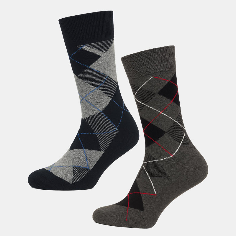 Bodycare Mens Cotton Blend Men's Crew Length Socks Pack of 2 Soft, Breathable & Durable  Stretchable Comfort Fit  for Office, Gym, Sports, Travel & Casual Outfits