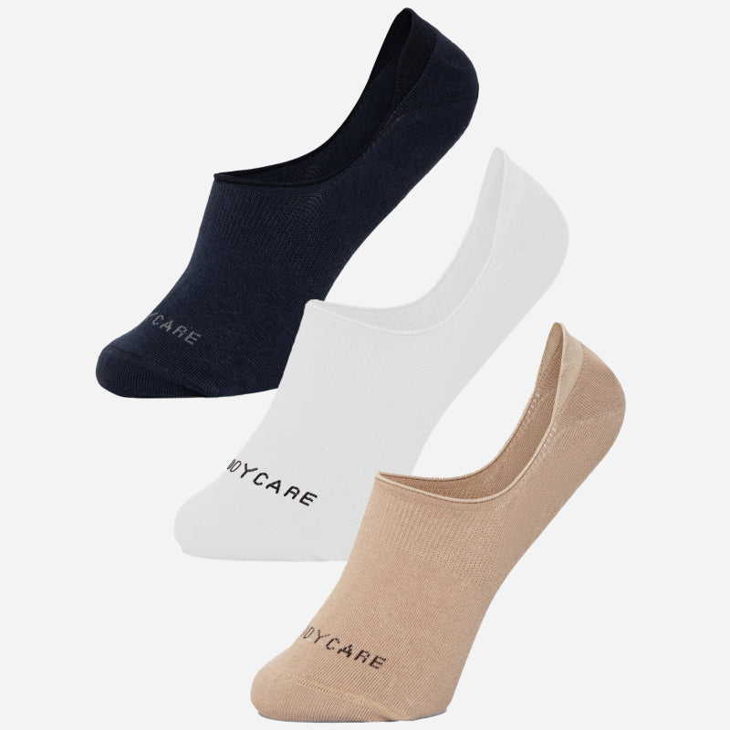 Bodycare Loafer Length Cotton Blend Men Socks Pack of 3 Soft Breathable Stretchable Everyday Wear Casual Use Comfortable Durable Stylish