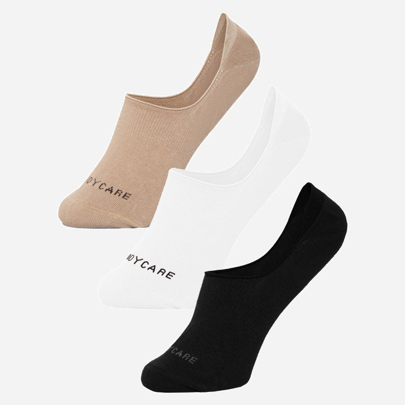 Bodycare Loafer Length Cotton Blend Men Socks Pack of 3 Soft Breathable Stretchable Everyday Wear Casual Use Comfortable Durable Stylish