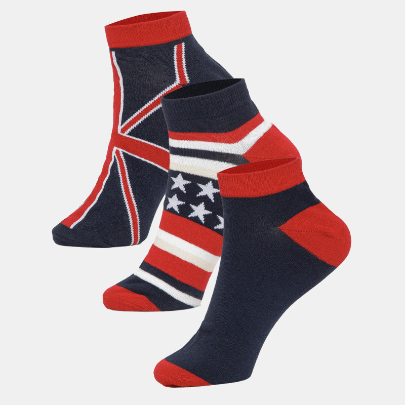 BODYCARE Mens Cotton Blend Men's Short Length Socks Pack of 3 Soft, Breathable & Stretchable  Comfortable  Durable, Easy Wash Multipurpose Socks for Sports, Gym, Travel & Casual Outfits