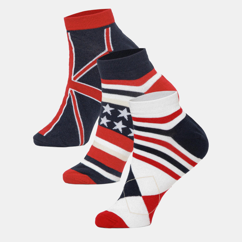 BODYCARE Mens Cotton Blend Men's Short Length Socks Pack of 3 Soft, Breathable & Stretchable  Comfortable  Durable, Easy Wash Multipurpose Socks for Sports, Gym, Travel & Casual Outfits