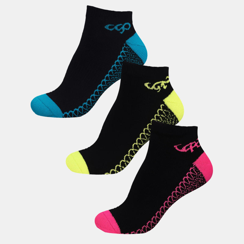 BODYCARE Womens Cotton Blend Ankle Length Socks Pack of 3 Soft, Breathable & Stretchable  Comfortable  Durable, Easy Wash Multipurpose Socks for Ladies  Casual, Sports, Gym & Travel