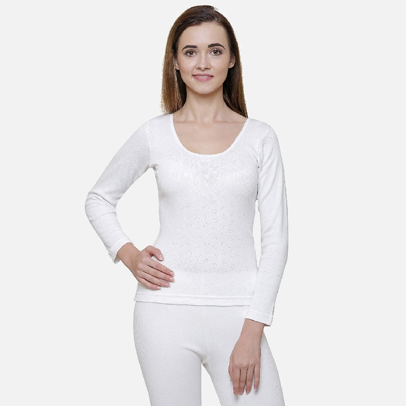 Gold Bodycare Thermal Top Women Round Neck 3/4 Sleeves