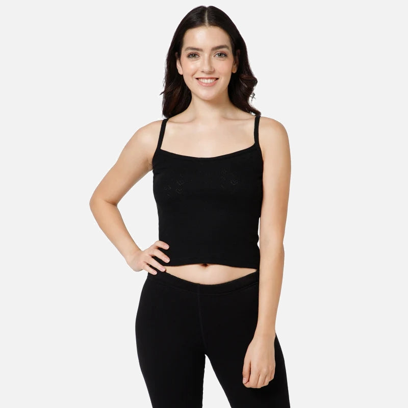Gold Bodycare Thermal Women Top Round Neck Sleeveless