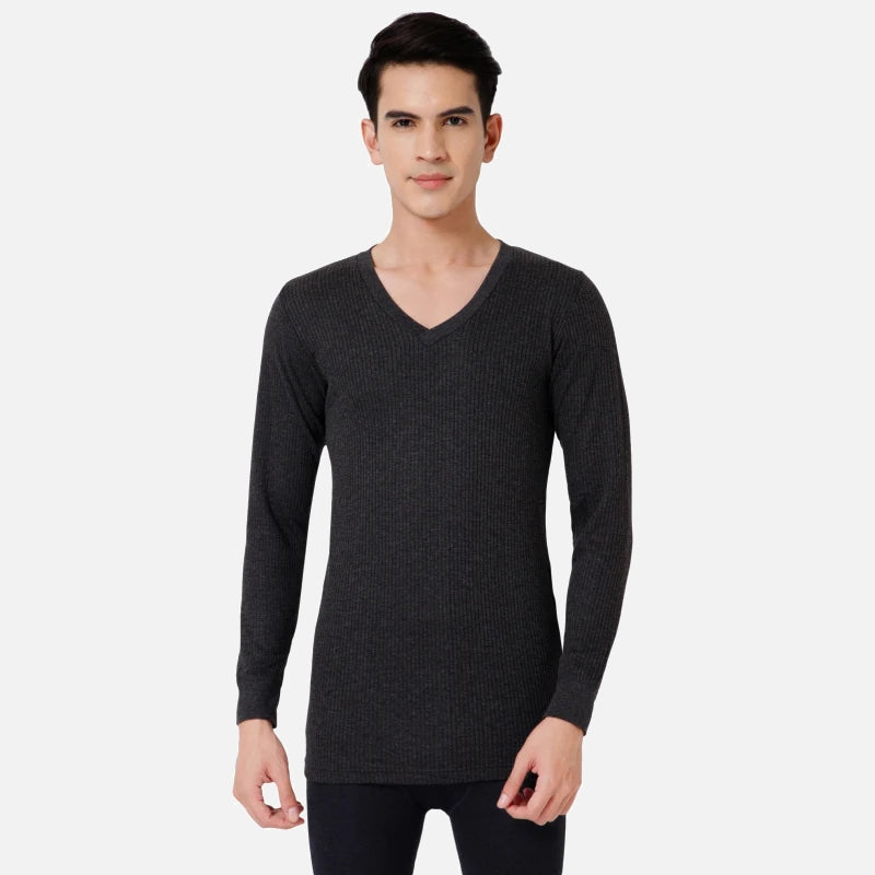 Quilt Bodycare Antibacterial Men Thermal Top V Neck Full Sleeves Pack Of 1