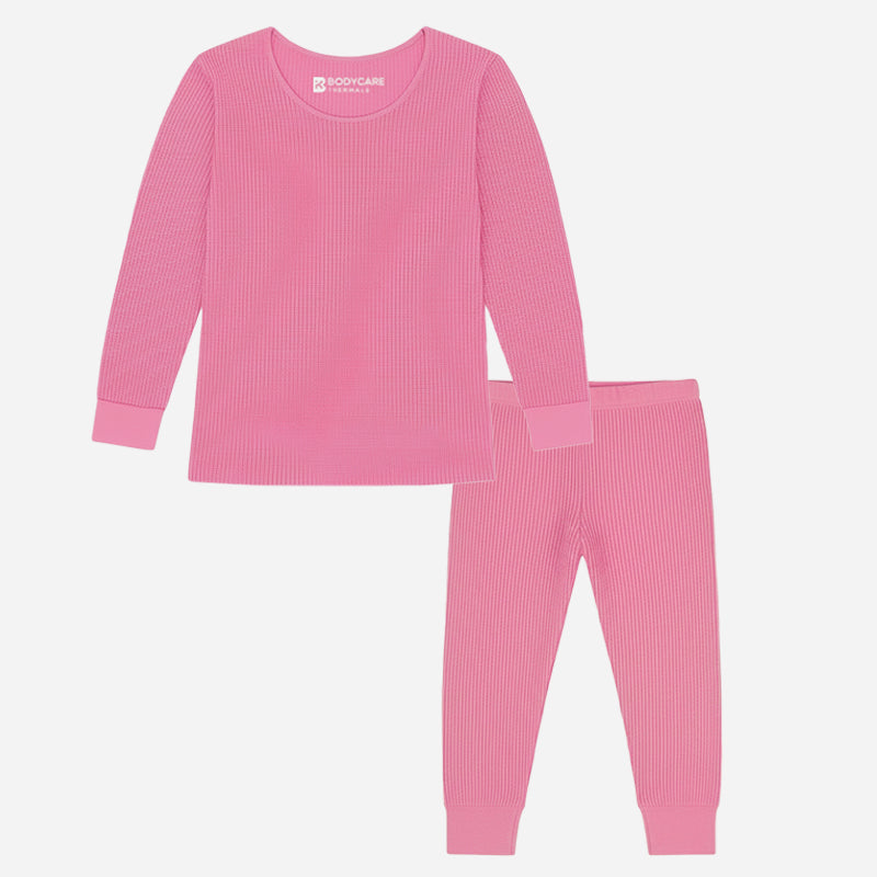 Bodycare Quilt Unisex Thermal Top & Bottom Set - Fuchsia