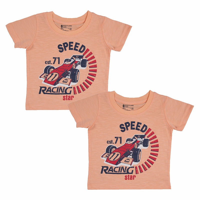 Bodycare Boys Round Neck Half Sleeves Tshirt Pack Of 2