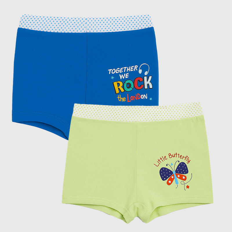 Bodycare Girls Boyshorts | Lycra Waistband | Pack Of 2