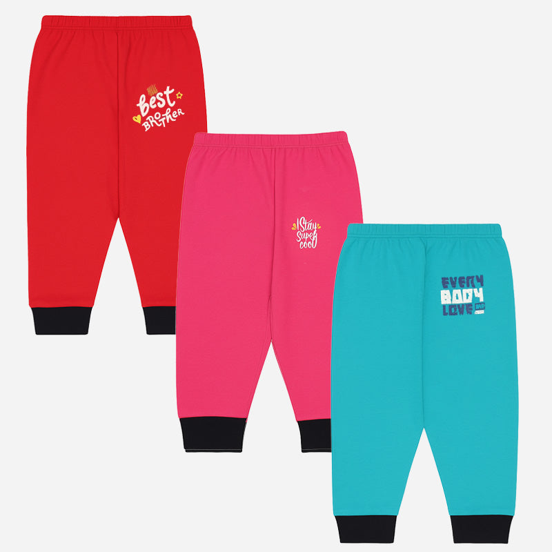 Bodycare Unisex Solid Pajami Pack Of 3